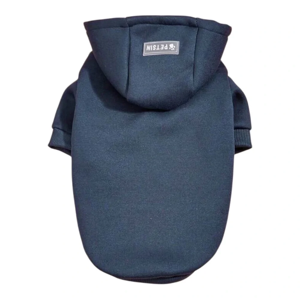 Navy Blue Small Pet Hoodie